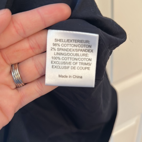 LIKE NEW TORY BURCH SLEEVELESS SAFARI BELTED NAVY DRESS - Size 10 - Picture 6 of 9